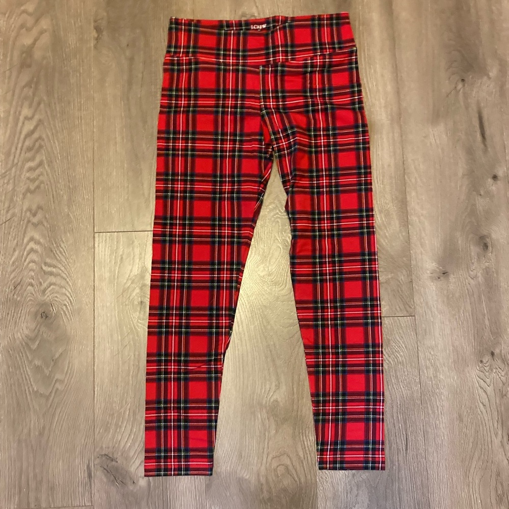 J. Crew plaid leggings